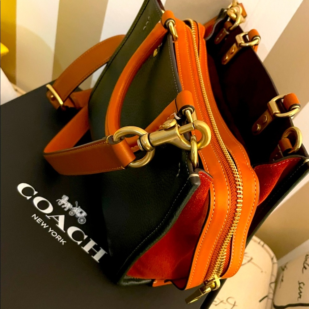 COACH
Rogue 25 Colorblock Leather With Suede Gusset Satchel